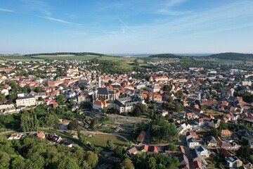 View of Kutna Hora with Saint Barbara's Church that is a UNESCO world heritage site,Czech...