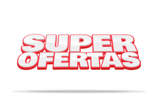 Super Oferta, selo feito em vetor