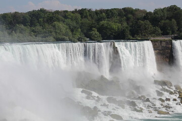 Niagara Falls In and New York