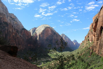 Hiking In Zion National Park In Utah