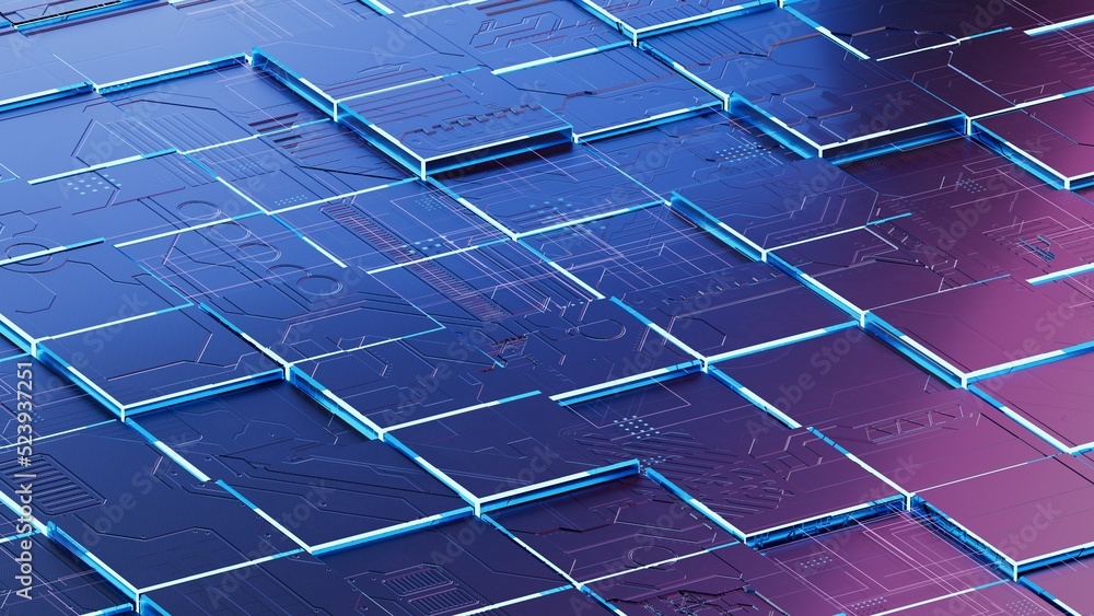 Poster circuit board,abstract network technology background,3d rendering,conceptual image.