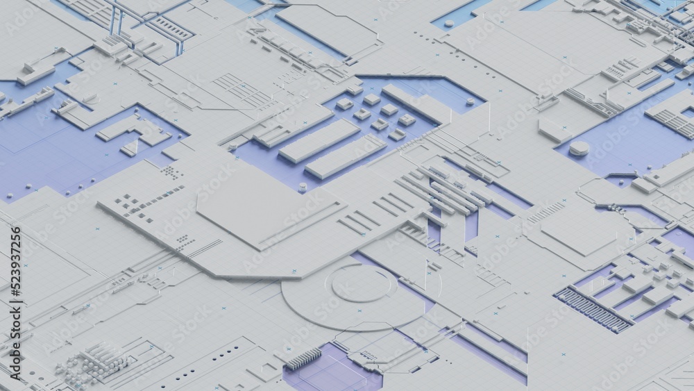 Poster circuit board,abstract network technology background,3d rendering,conceptual image.