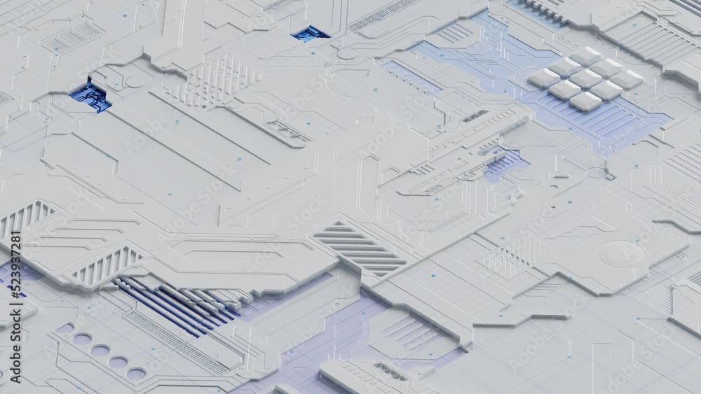 Poster circuit board,abstract network technology background,3d rendering,conceptual image.
