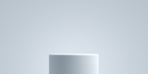 Minimal background. podium and white background for product presentation. 3d rendering illustration. - obrazy, fototapety, plakaty