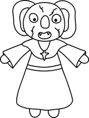 Cute Halloween animals, Trick or Treat. Halloween Koala kid ghost