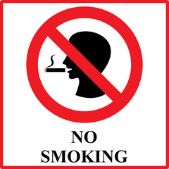 Do not smoke sign No smoking