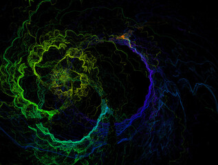 Imaginatory fractal abstract background Image