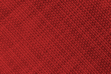 Red cloth or red fabric.