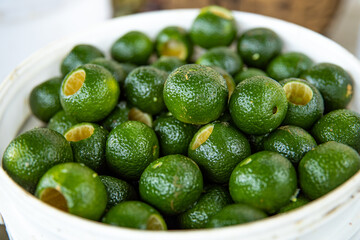 Guangdong Xinhui Xiaoqing orange Pu-erh tea was prepared