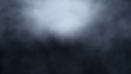 Smoke on the sky with a glimpse of dim sunlight