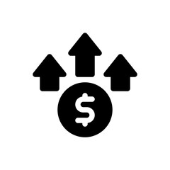 profits glyph icon