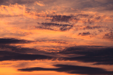 Fototapeta premium Golden sky 