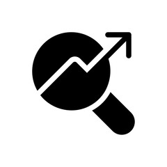 growth glyph icon