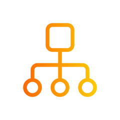 hierarchy gradient icon