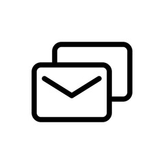 mails line icon