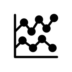 graph glyph icon