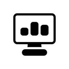 statistics glyph icon