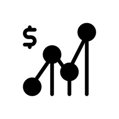 graph glyph icon