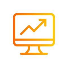 growth gradient icon