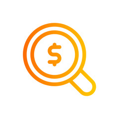 search gradient icon