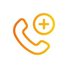 add contact gradient icon