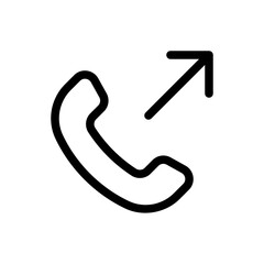outgoing call line icon