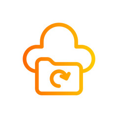 backup file gradient icon
