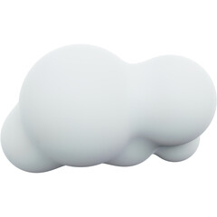 PNG 3D minimal cloud