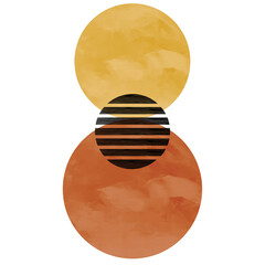 Circle Watercolor Geometric