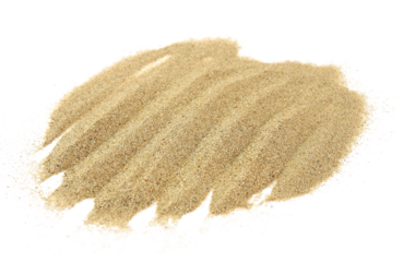 pile desert sand explosion on transparent background png file