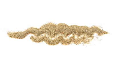 pile desert sand explosion isolated on transparent background png file