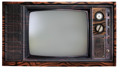 Old vintage television or TV