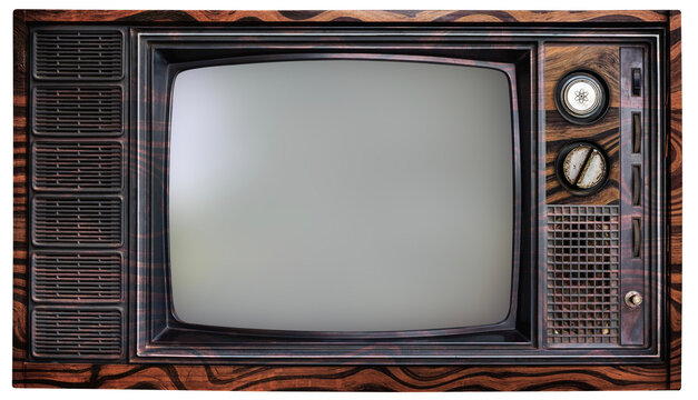 Old vintage television or TV