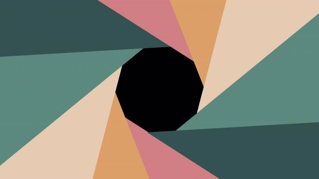 Set of colorful shutter transitions at 60 fps In 5 color variations. With alpha channel on transparent background. 