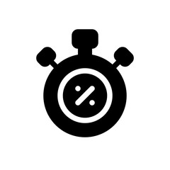 sale time glyph icon
