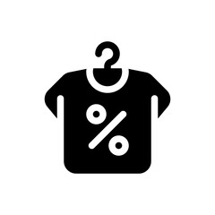 shirt glyph icon