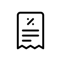 invoice line icon