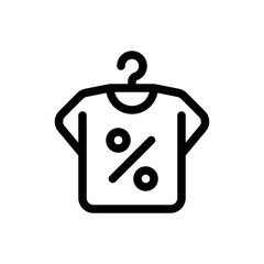 shirt line icon