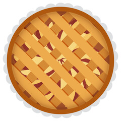 pie apple american food.