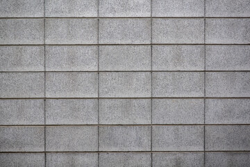 ブロックでできた塀の背景素材