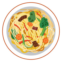 mee sua noodle chinese new year food.