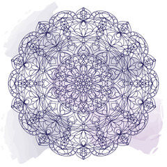 mandala violet colour