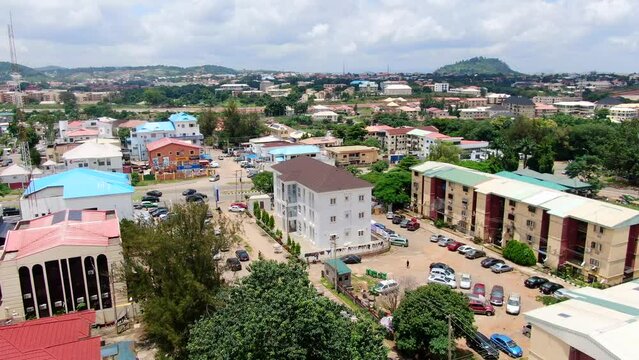 Ariel view of business environment Abuja Nigeria