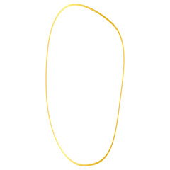 Gold Abstract Shape Outline