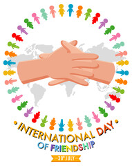 International Friendship Day banner design