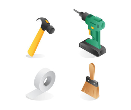 Home builder tools icon bundle