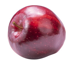 Red Apple isolated on white background, Fresh Red Royal Gala apple on white background With png file.