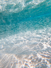 Beautiful underwater view at the island
