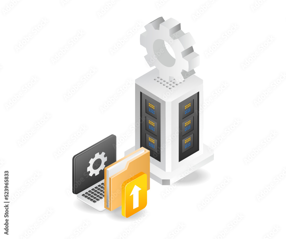 Poster computer data and server hosting