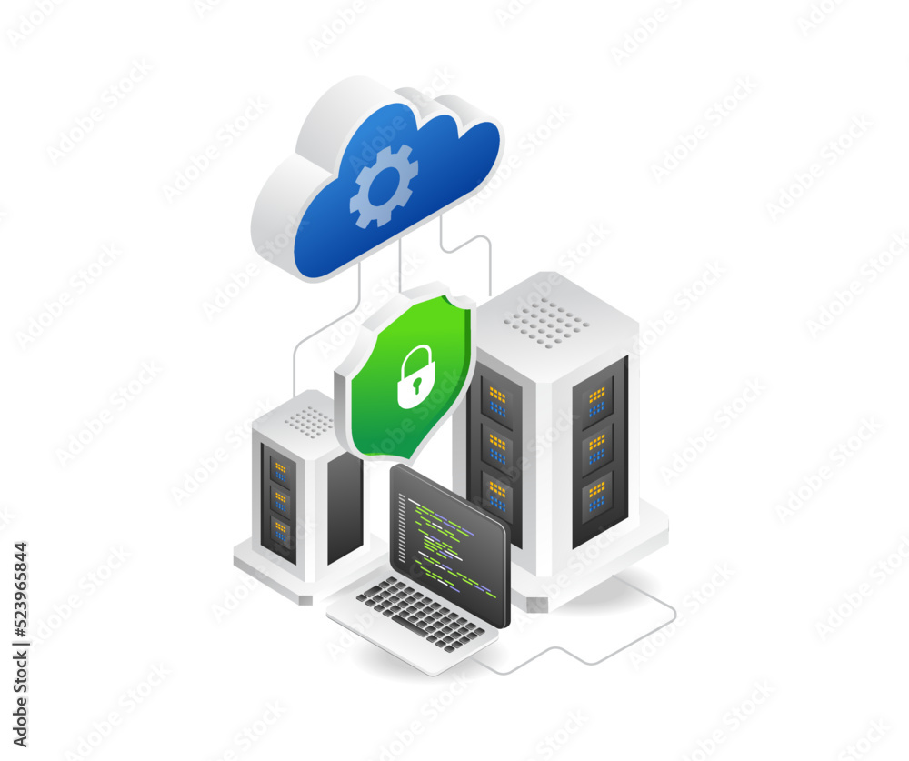 Leinwandbilder cloud server security program language